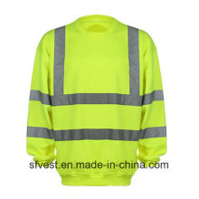 Custom Safety Reflective High Visibility Sweatshirt with En ISO